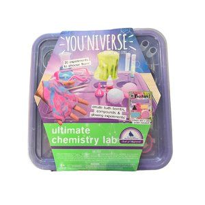 Youniverse Ultimate Chemistry Lab Kids Educational Set 20 Experiments NEW STEM